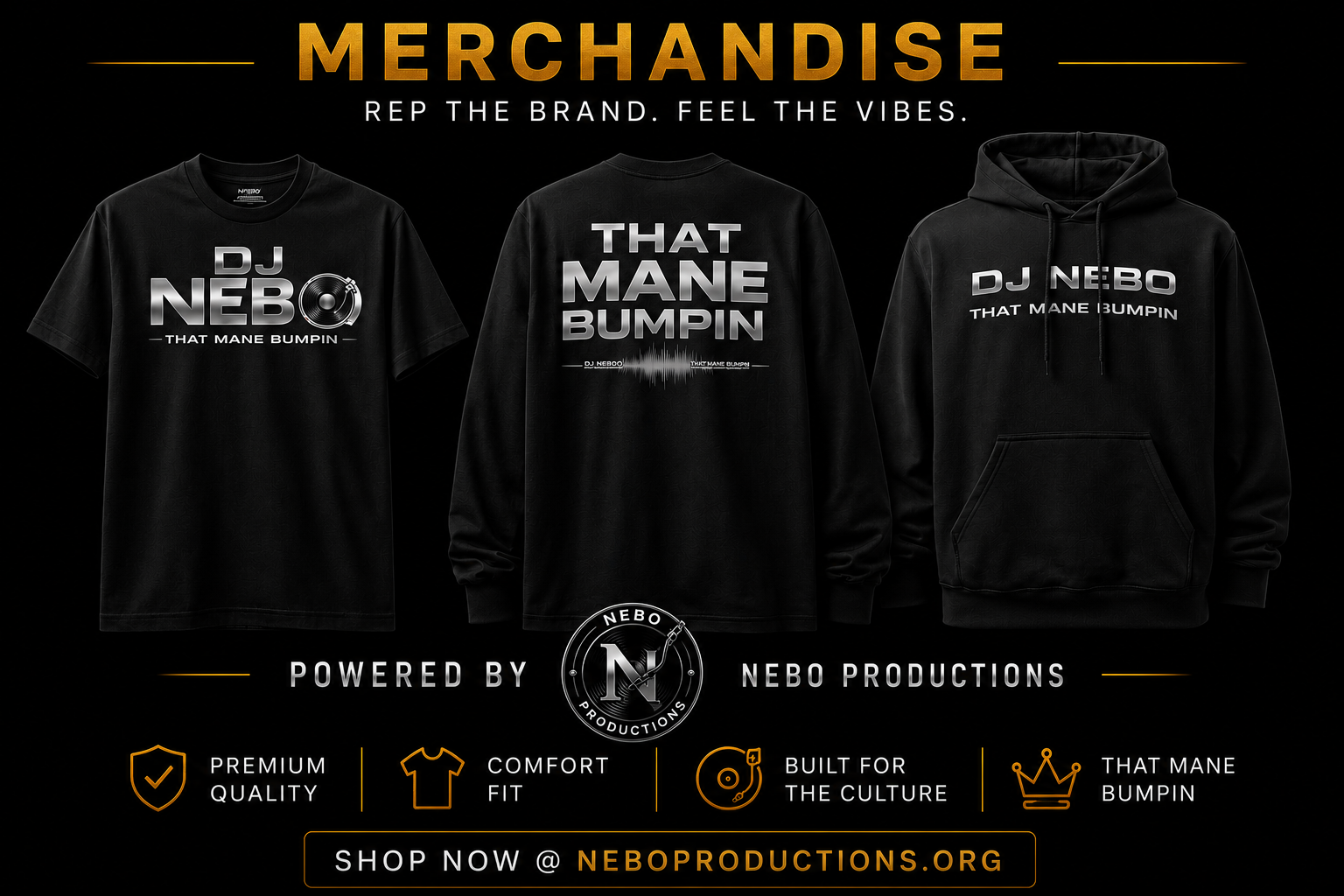 Nebo Productions Merch
